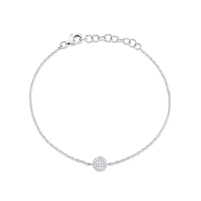 Kate White Gold and Diamond Pavé Bracelet