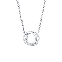 Kate White Gold and Diamond Pavé Pendant