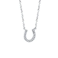 Kate Gold and Diamond Pavé Horseshoe Pendant