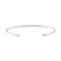 7g Brushed Silver Ribbon Bracelet