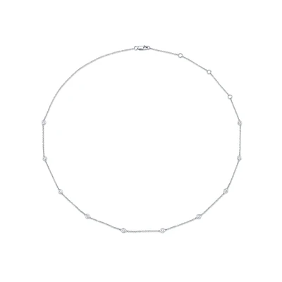 Kate Gold and Diamond Station Necklace