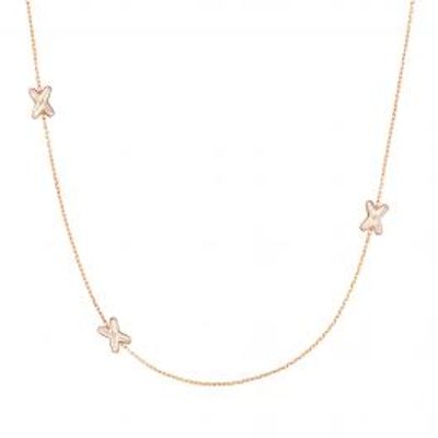 Chaumet | Jeux de Liens Rose Gold Mother-Of-Pearl Diamond Necklace
