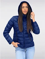 Doudoune Capuche Multi-Matelas Vegan par Saki