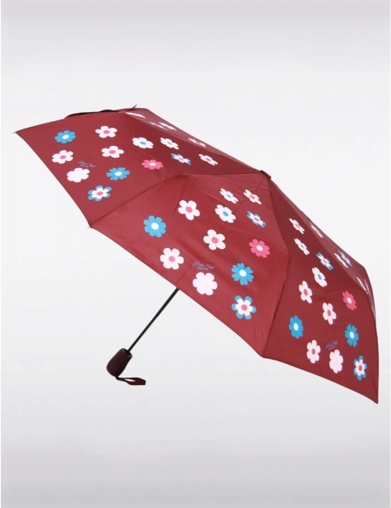 Manteaux Manteaux | La maison du manteau au Québec Parapluie Compact Changeant De Couleur Avec Motif Floral Par Up-Brella