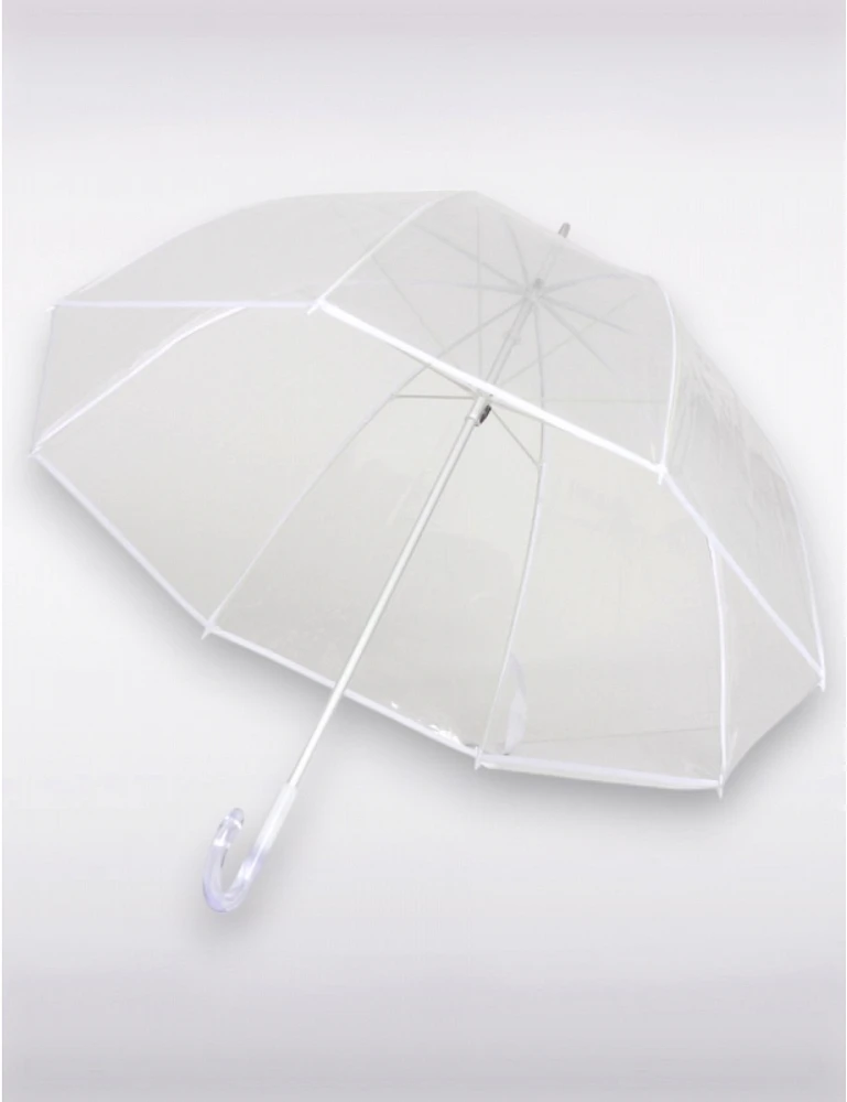 Manteaux Manteaux | La maison du manteau au Québec Parapluie Esthétique Transparent Avec Bordures Blanches