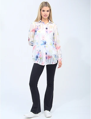 Chemise Florale Dentelle Adore