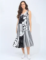 Robe A-Ligne Géométrique Radzoli