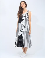 Robe A-Ligne Géométrique Radzoli