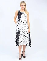Robe Patchwork Pois et Rayures