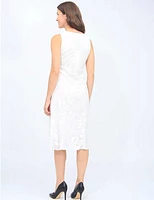 Robe Jacquard A-ligne Sans Manches Cativa