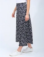 Jupe Maxi Florale A-Ligne Vamp