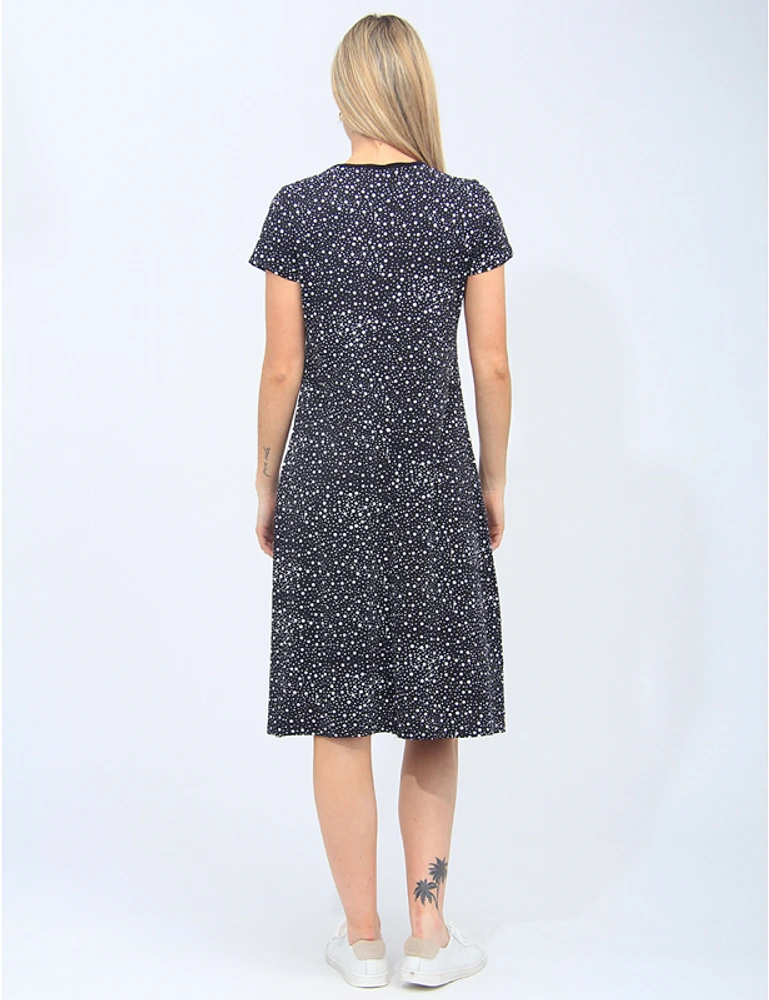 Robe A-Ligne à Pois par Vamp