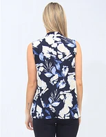 Top Floral Col V par Vamp