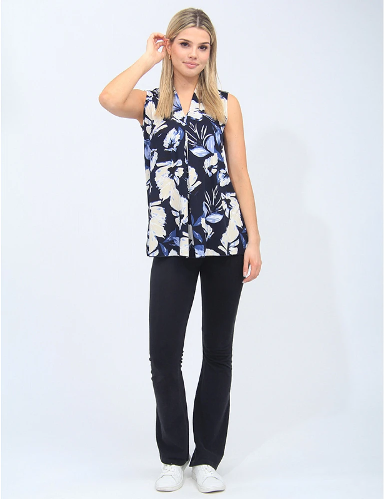 Top Floral Col V par Vamp