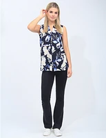 Top Floral Col V par Vamp
