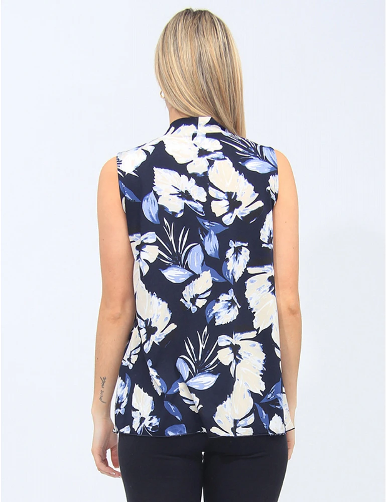 Top Floral Col V par Vamp