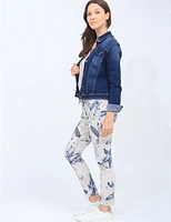 Veste Denim Stretch Courte Baccini