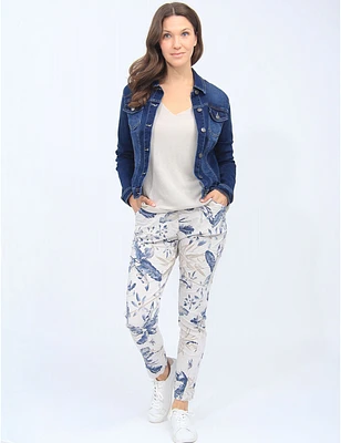 Veste Denim Stretch Courte Baccini
