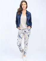 Veste Denim Stretch Courte Baccini
