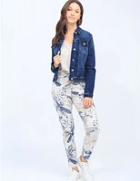 Veste Denim Stretch Courte Baccini