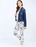 Veste Denim Stretch Courte Baccini