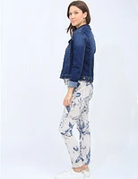 Veste Denim Stretch Courte Baccini