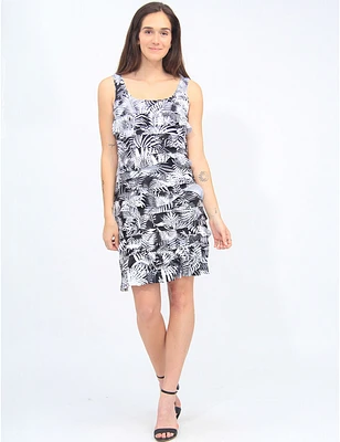 Robe à Volants Feuillage Tango Mango