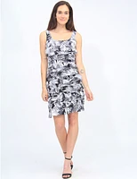 Robe à Volants Feuillage Tango Mango