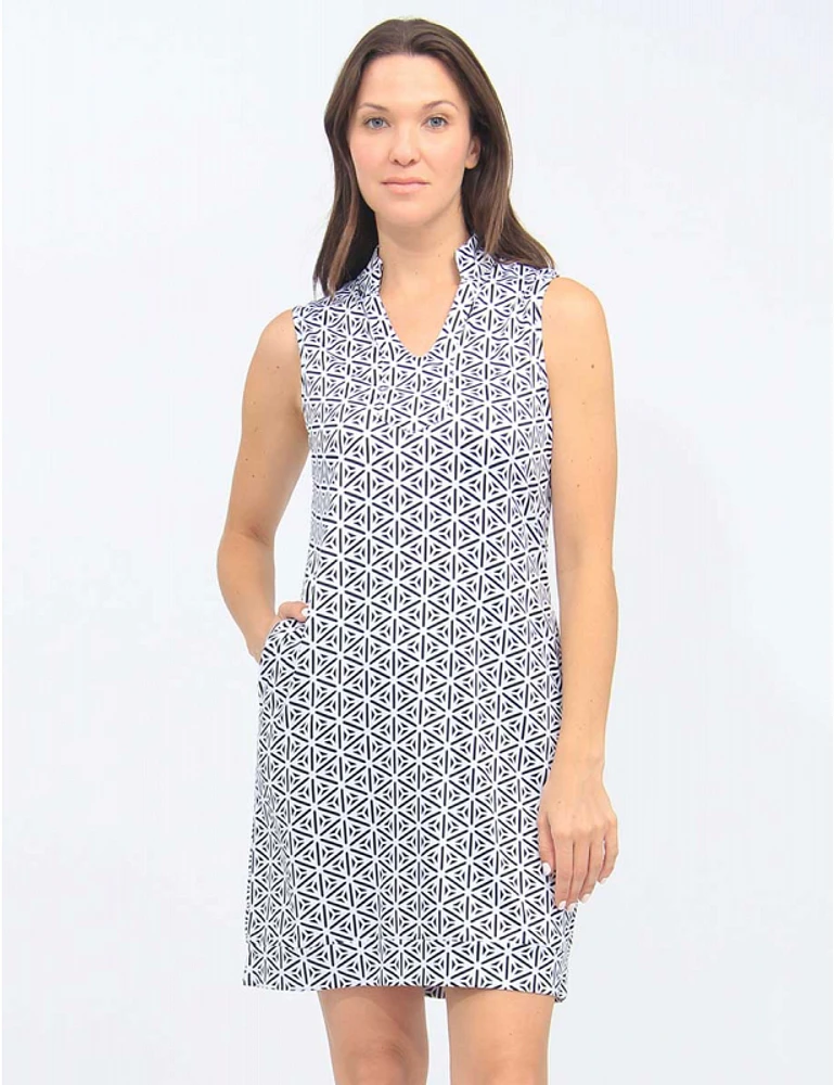 Robe Col V Sans Manches Tango Mango
