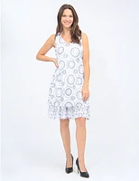 Robe Cercle V-neck Tango Mango