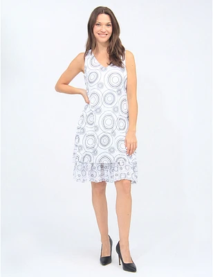 Robe Cercle V-neck Tango Mango