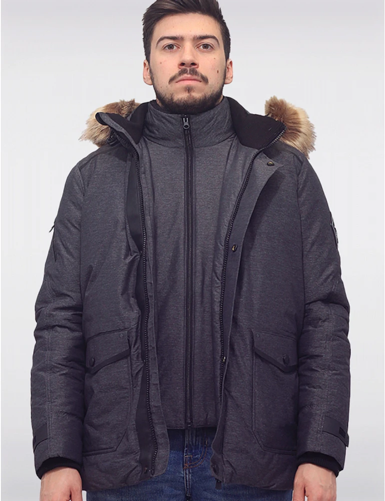 Parka Capuche Eco-Down par Point Zero