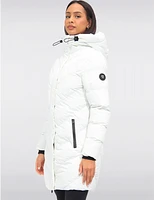 Manteau Long Matelassé Vegan par Oxygen