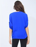 Blouse Florale Nœud Froccella