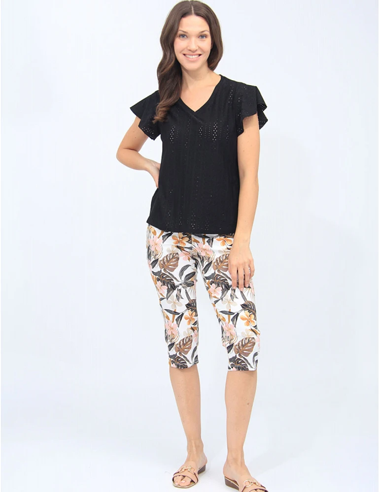 Top Broderie Œillets Vegan Point Zero