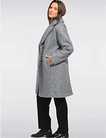 Manteau Boucle Col Châle par Anne Klein