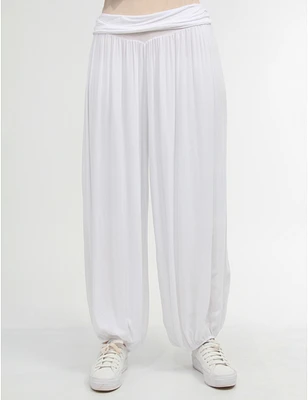Pantalon Ballon Taille Froncée Froccella