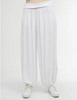Pantalon Ballon Taille Froncée Froccella