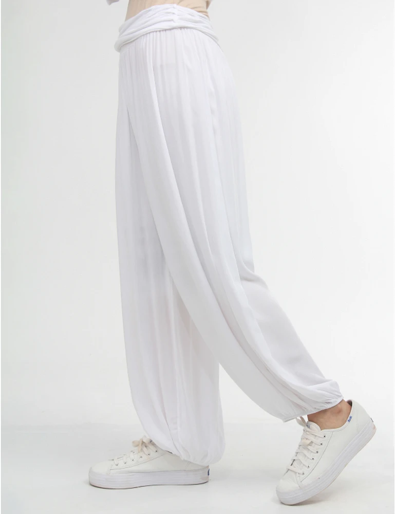 Pantalon Ballon Taille Froncée Froccella