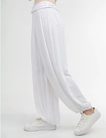 Pantalon Ballon Taille Froncée Froccella