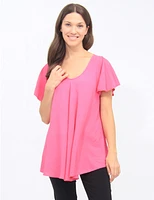 Blouse Plissée Col V Froccella