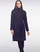 Manteau Col Croisé Ceinturé par Cole Haan