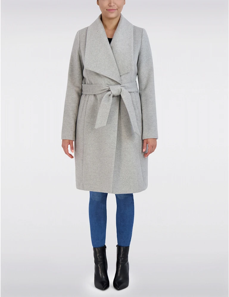 Trench Manteau Ceinturé Laine par Cole Haan