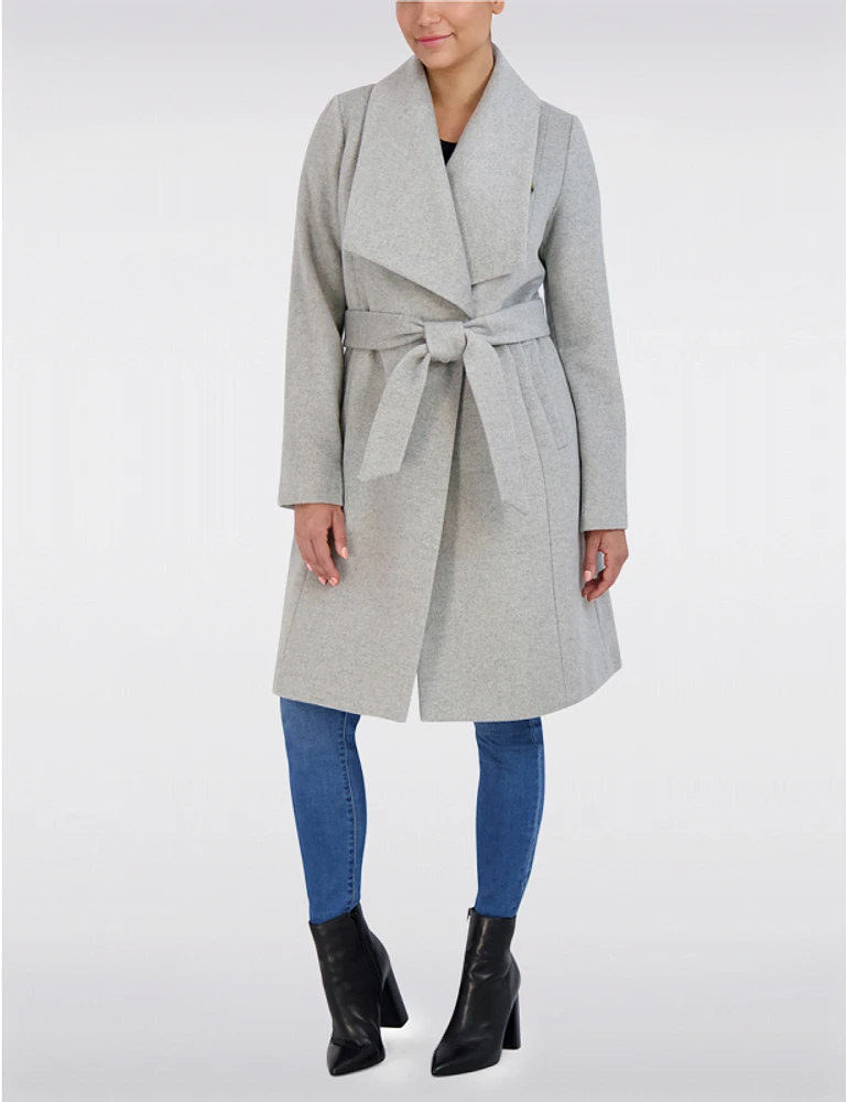 Trench Manteau Ceinturé Laine par Cole Haan