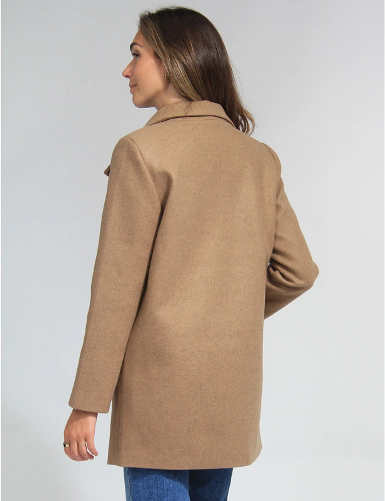 Manteau Zoe Laine Mélangée par SAKI