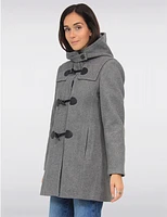 Duffle Coat Capuche Laine par Saki