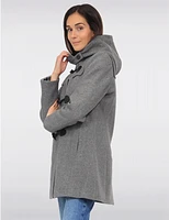 Duffle Coat Capuche Laine par Saki