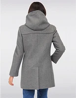 Duffle Coat Capuche Laine par Saki