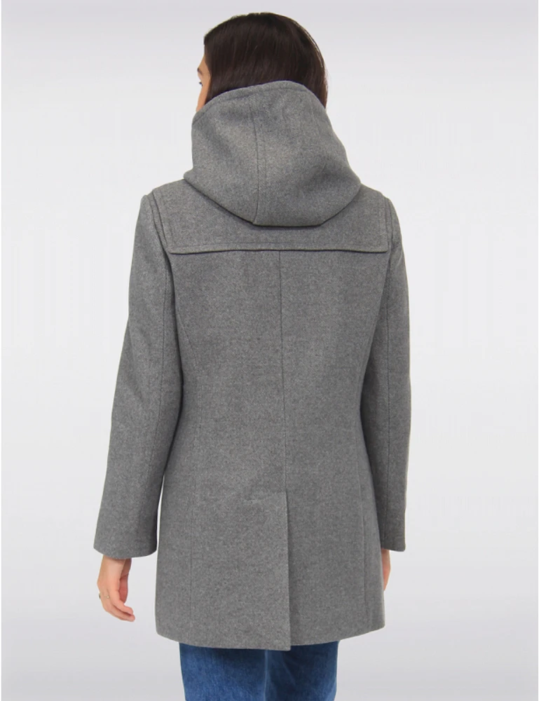 Duffle Coat Capuche Laine par Saki