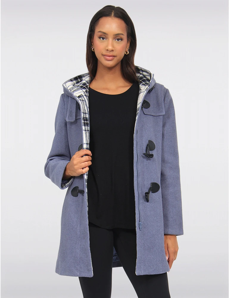 Duffle Coat Capuche Laine par Saki